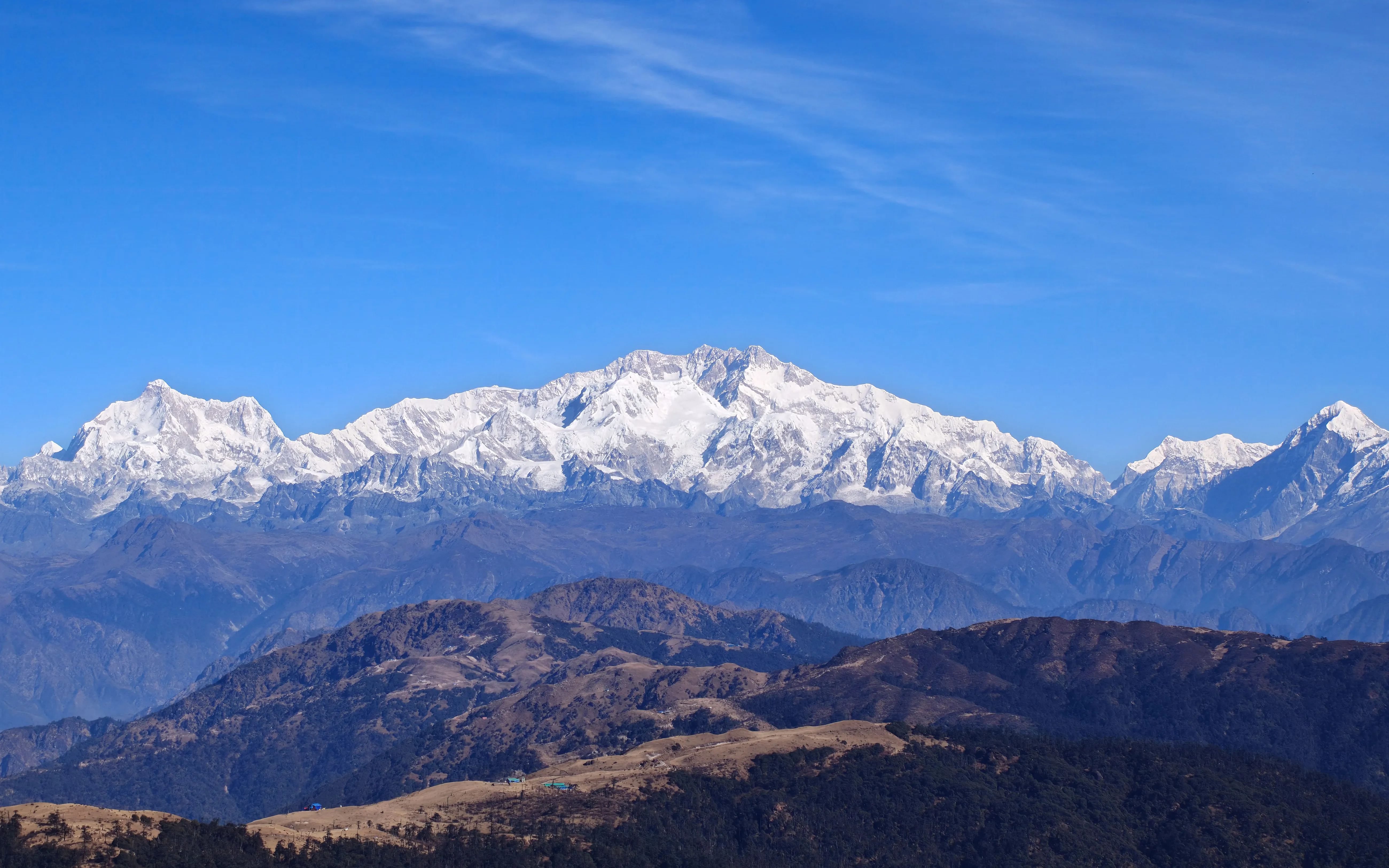 The Sleeping Buddha, from Sandakphu